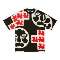 TTT (The Trilogy Tapes) Cross head Tshirt / Black White Red
