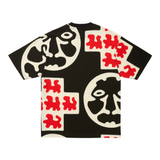 TTT (The Trilogy Tapes) Cross head Tshirt / Black White Red