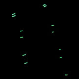 X-TRO Multi bag / Black (Reflective & Glow in the dark)