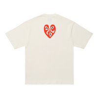 TTT (The Trilogy Tapes) Heart Tshirt / White