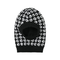 TTT Reversible knitted hood Black