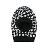 TTT Reversible knitted hood Black
