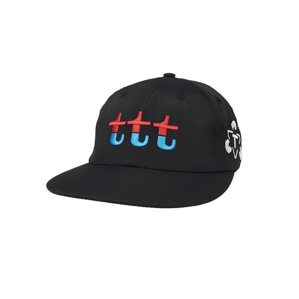 TTT Red and blue split cap Black
