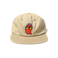 Brain Dead Brain notes 6 panel cap Beige