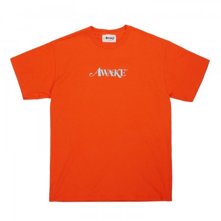 Awake NY Classic Logo Tee - Red Orange – EXTRO