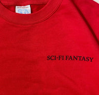 Sci-Fi Fantasy Worldwide crewneck Red