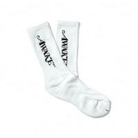 Awake NY Classic logo socks White