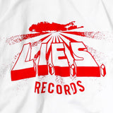 L.I.E.S. Records  EXTRO Longsleeve T White