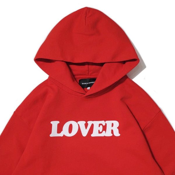 Bianca Chandon LOVER 10th Anniversary pullover hoodie Red “10th ...