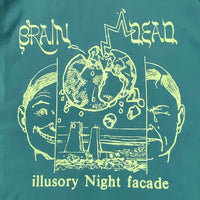 Brain Dead Night facade Tshirt Green