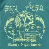 Brain Dead Night facade Tshirt Green