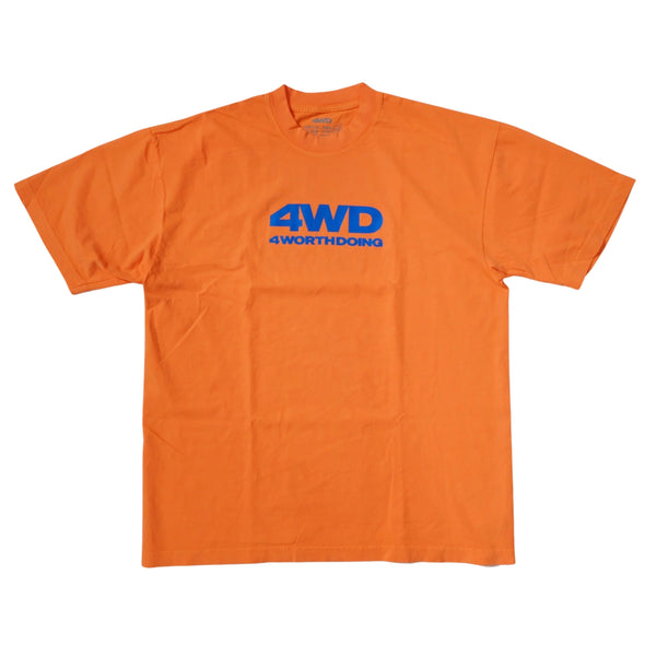 4WD Glow in the dark logo Neon orange