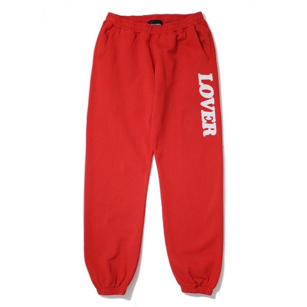 Bianca Chandon LOVER sweat pants Red  “10th Anniversary”