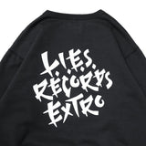 L.I.E.S. Records  EXTRO Exclusive sweat Black